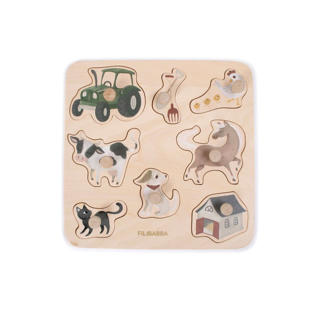 Puzzle en Bois - A la Ferme