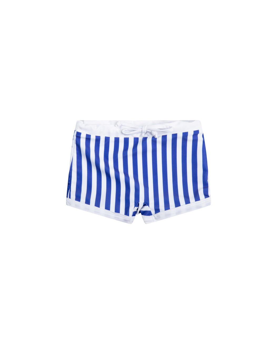 Boxer de Bain anti-UV - Rayé Blanc/Bleu