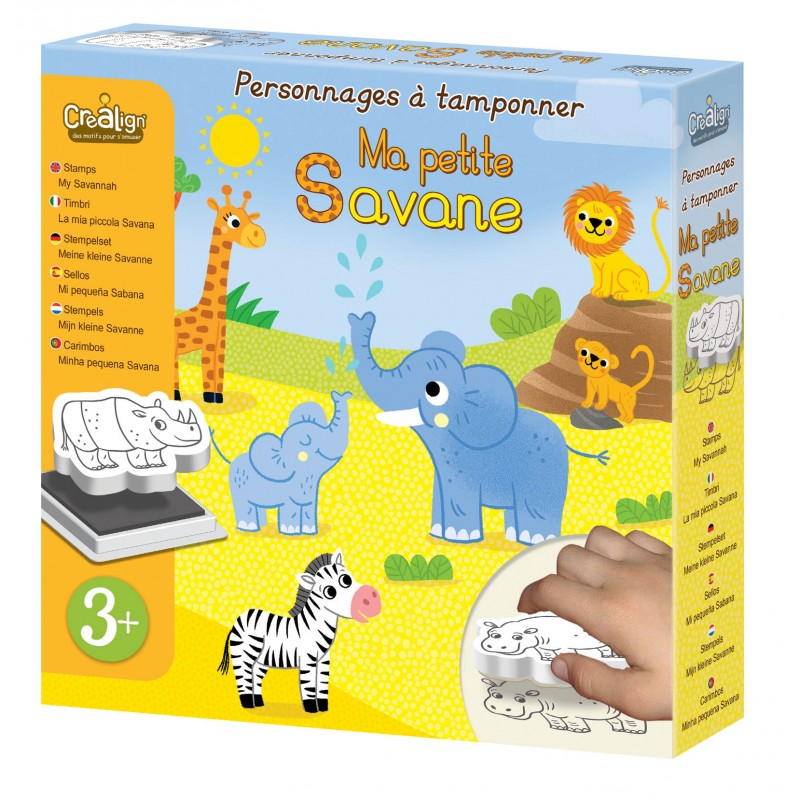 Personnages à Tamponner - Ma Petite Savane