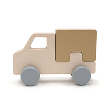 Charger l&#39;image dans la galerie, Puzzle voiture en bois - Truck Camel
